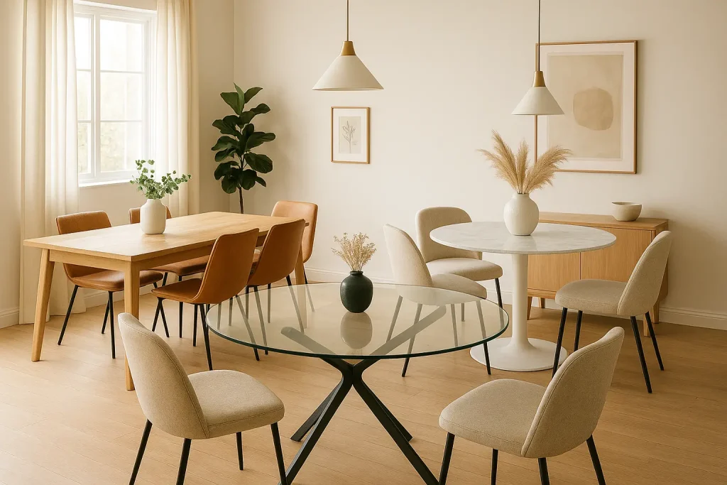 Choose the Perfect Dining Table Shape for Your Space