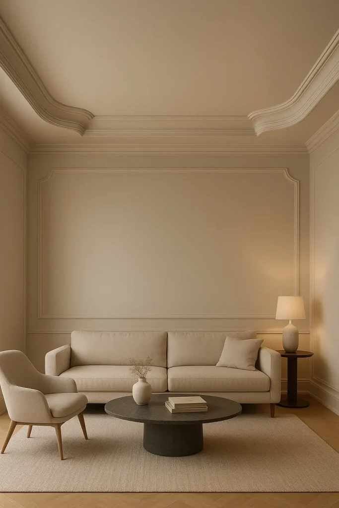 Decorative Ceiling-to-Wall Moulding for Dramatic Impact