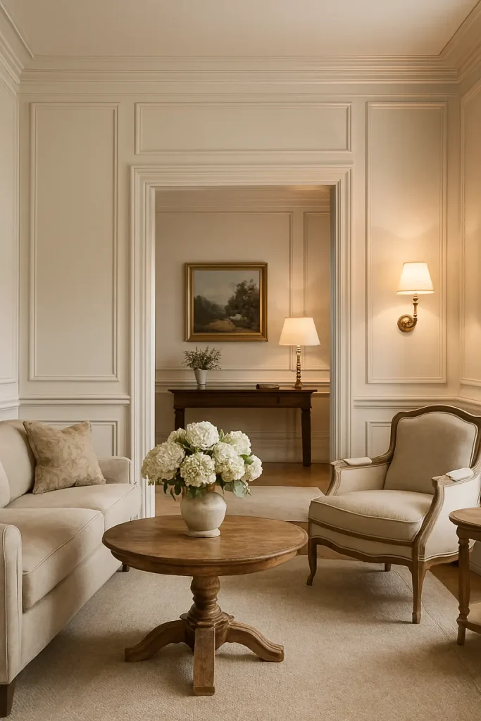 Raised Panel Moulding for Formal Sophistication