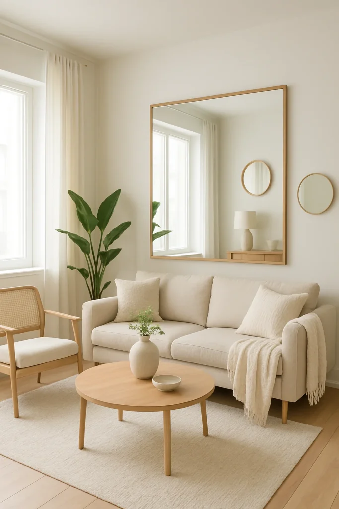 Add Mirrors to Create the Illusion of Space