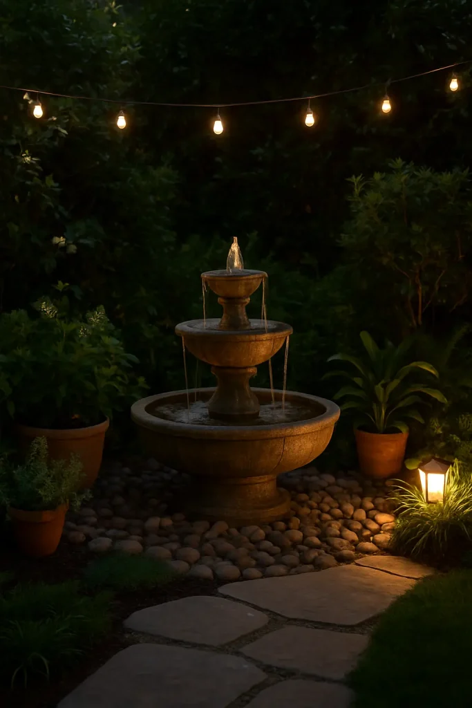 Add a Water Feature for Tranquility