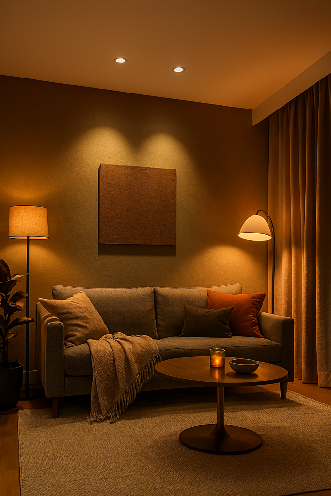 Layer Lighting for Depth and Warmth