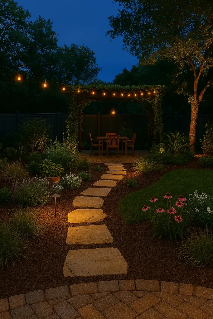 Create Zones with Landscaping and Pathways