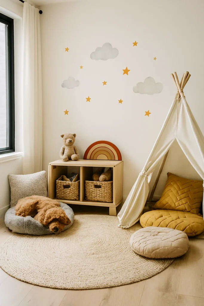Create a Pet Corner or Kids’ Play Area