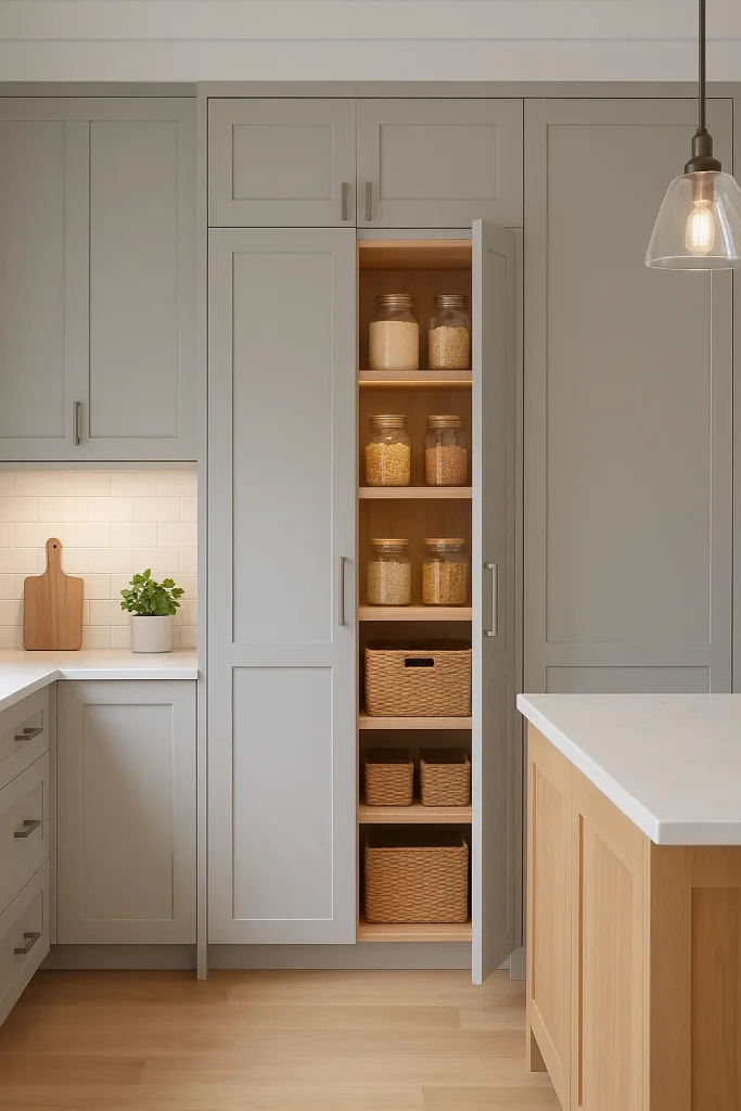 Design a Hidden or Walk-In Pantry