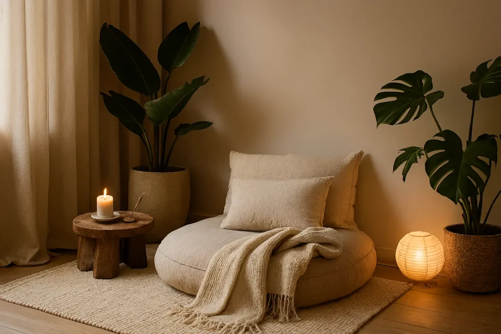 Design a Meditation or Relaxation Corner