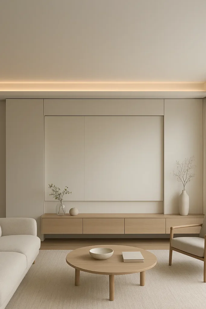 Hidden TV Wall for a Clean, Clutter-Free Look