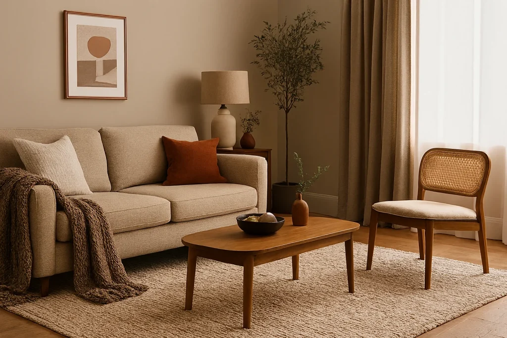 Use Rugs to Soften and Define the Space