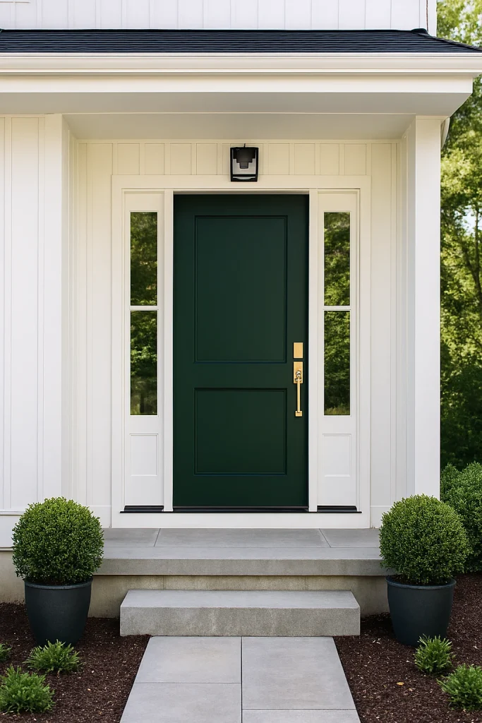 Add a Statement Front Door and Stylish Hardware