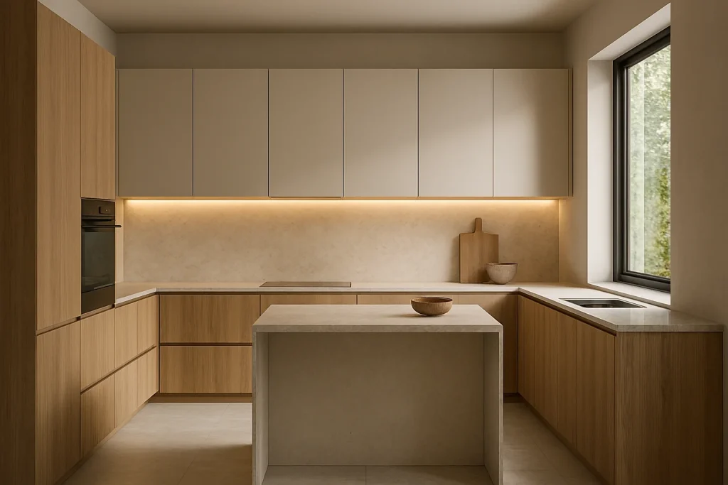 Contemporary Kitchens with Natural Materials 