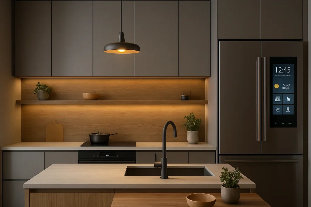 Contemporary Kitchens with Smart Technology