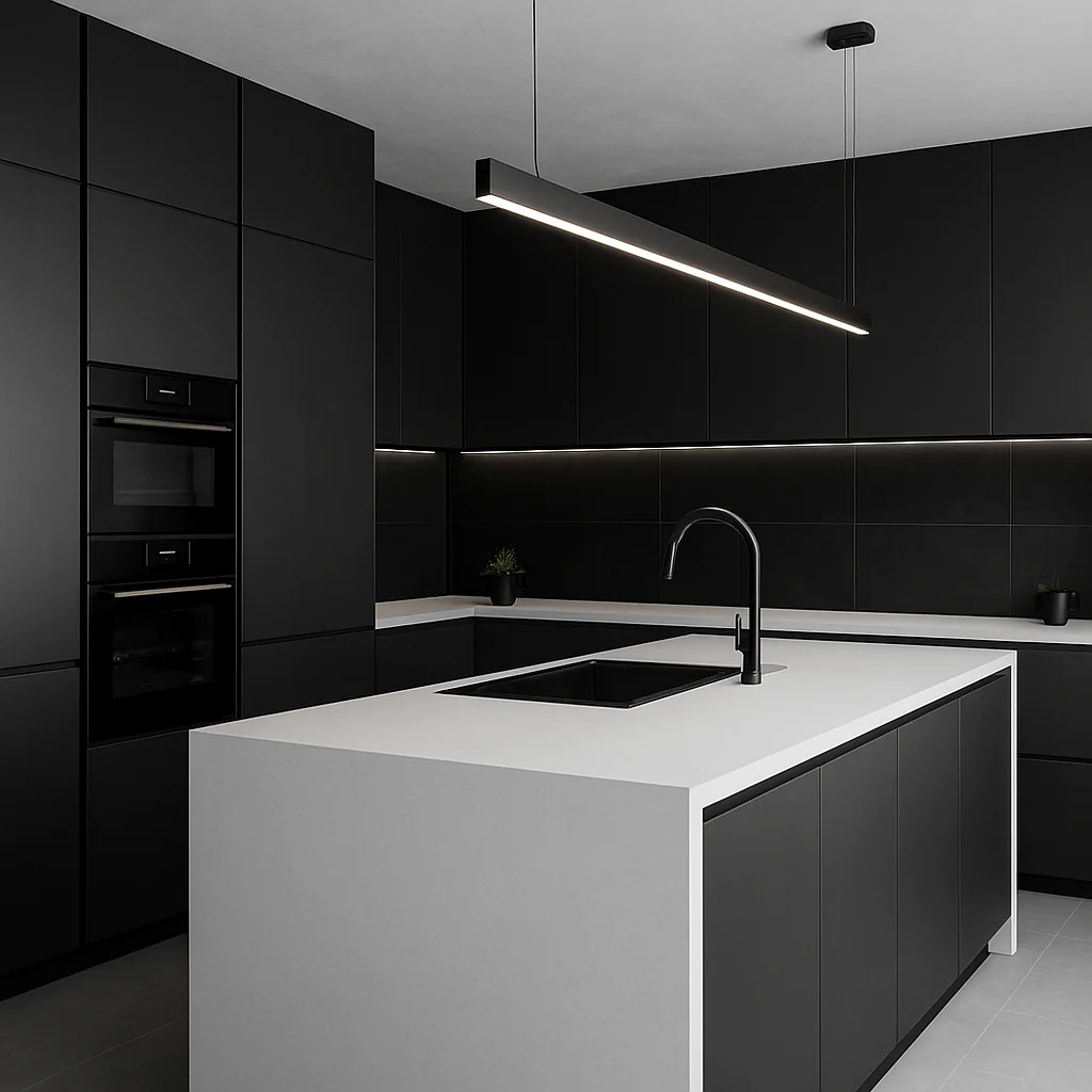 Monochrome Contemporary Kitchens