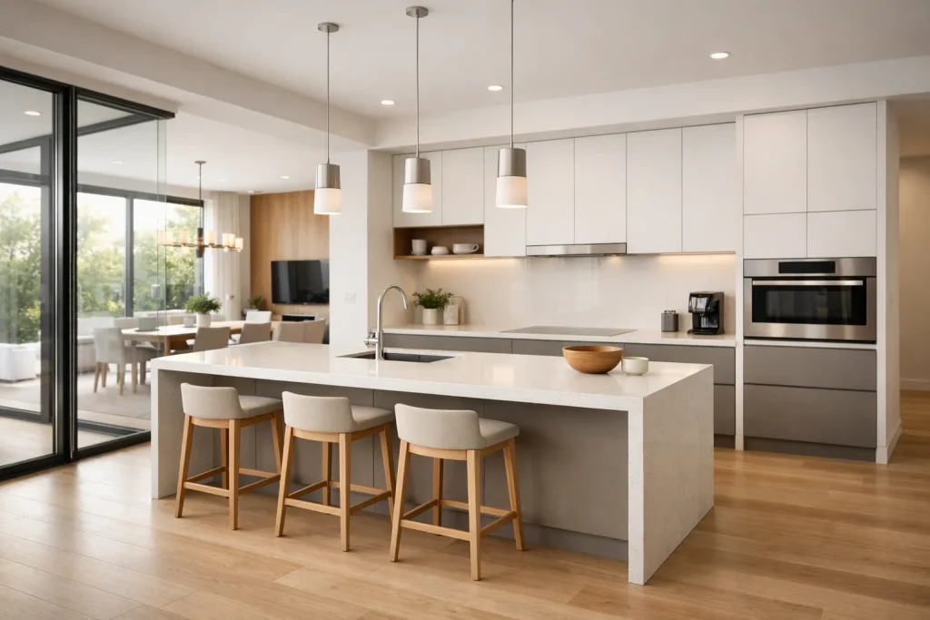 Open-Concept Contemporary Kitchens