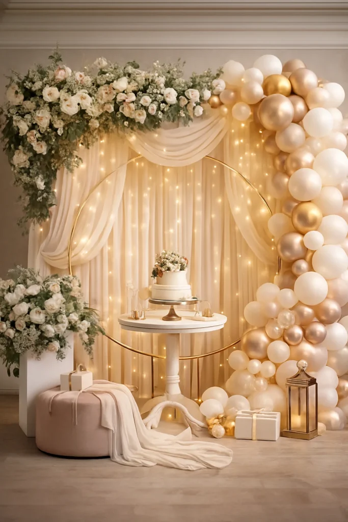 Statement Backdrops for Photos & Party Moments