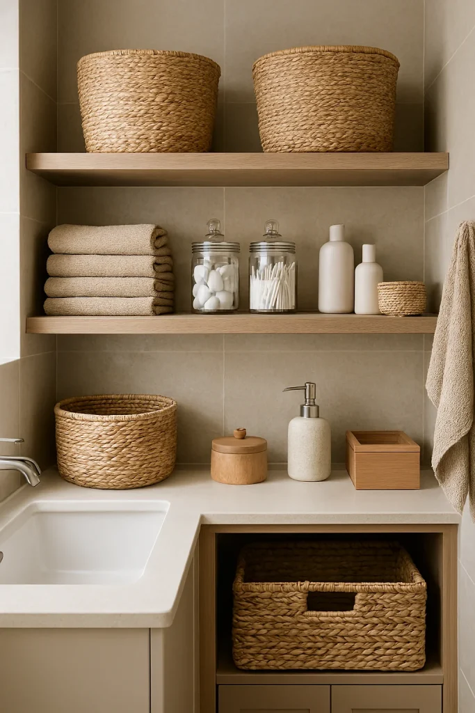 Add Decorative Storage Solutions