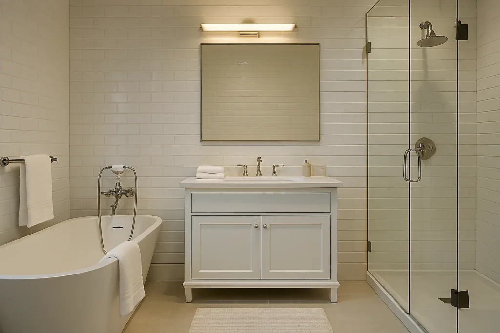 Classic White Bathroom Design