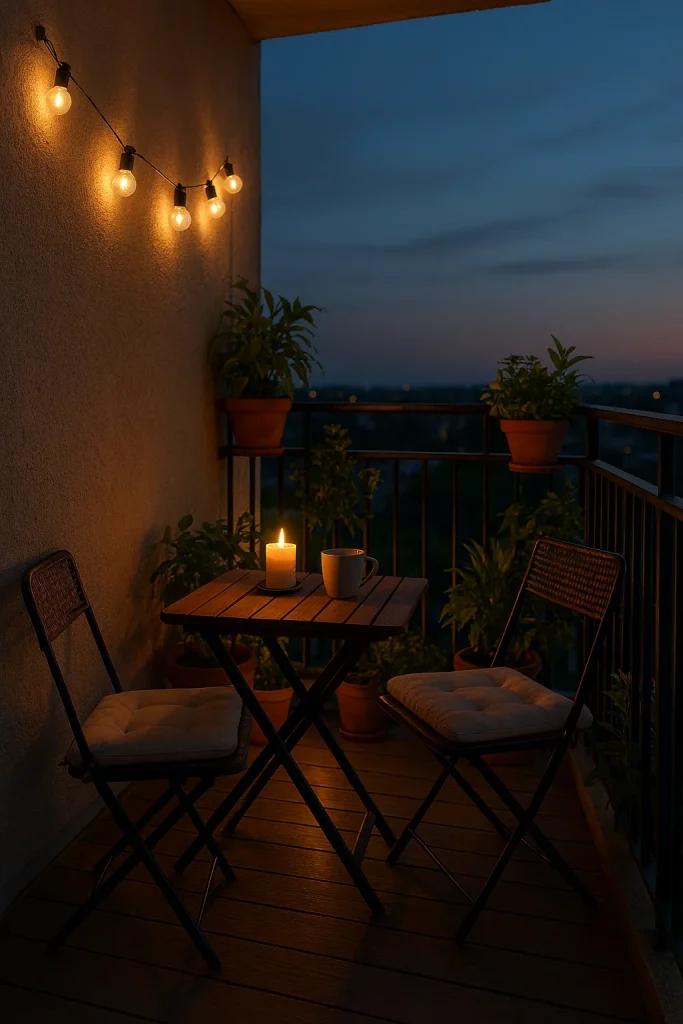Design a Small Balcony Dining Spot