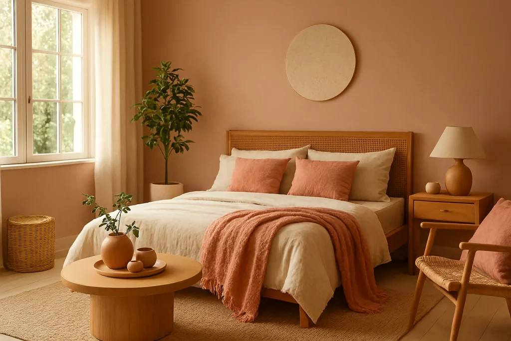 Earthy Pink Tones for a Modern Organic Feel