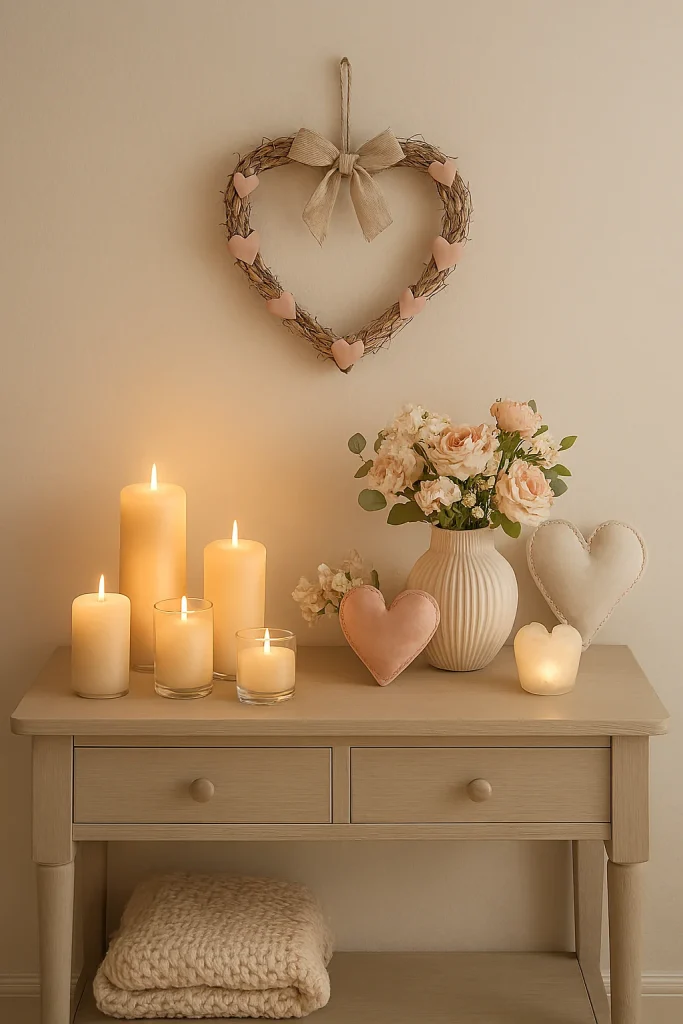 Entryway Valentine’s Day Decorations