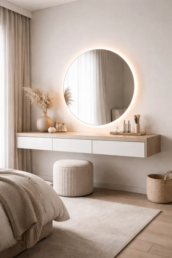 Floating Bedroom Vanity Design