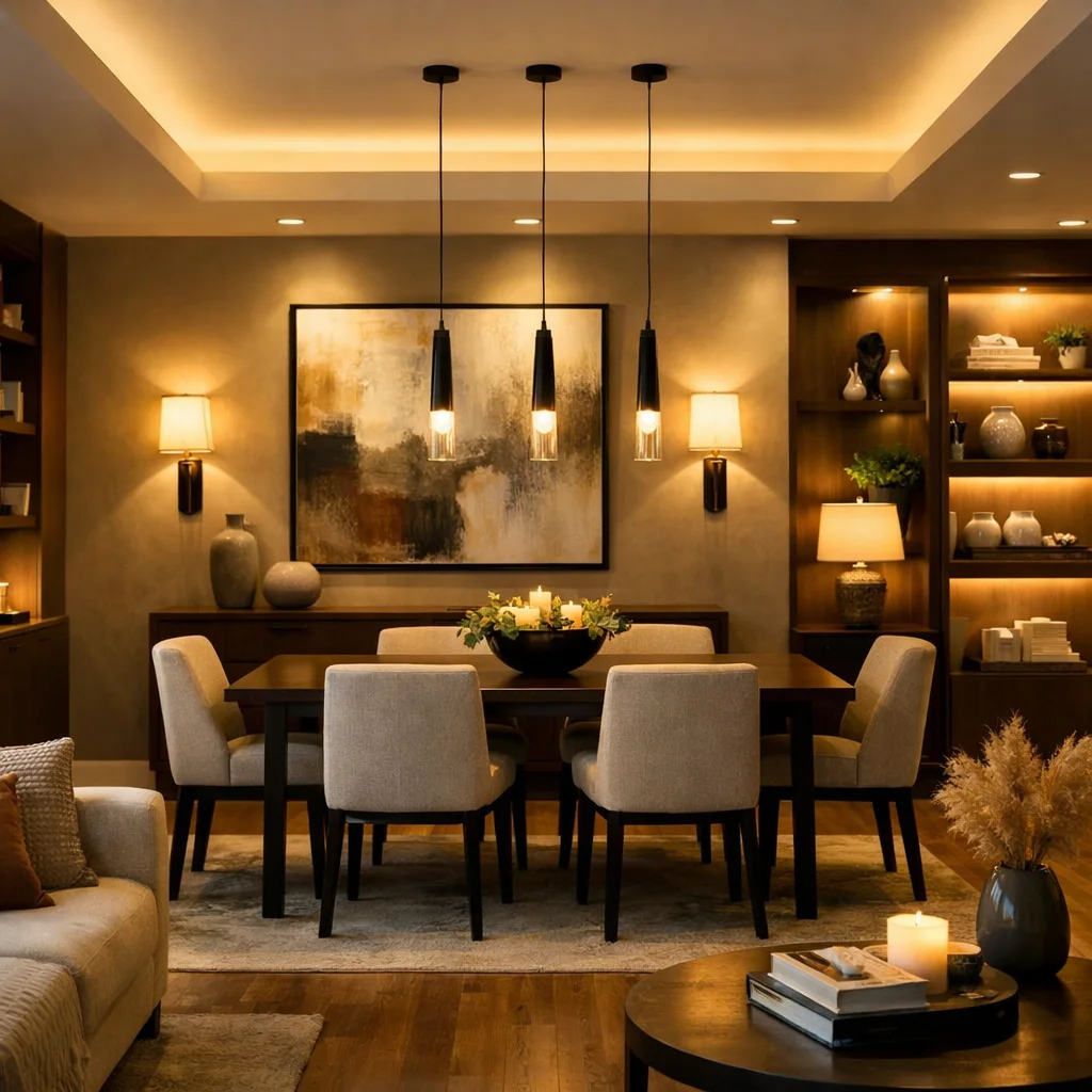  Incorporate Layered Lighting Design