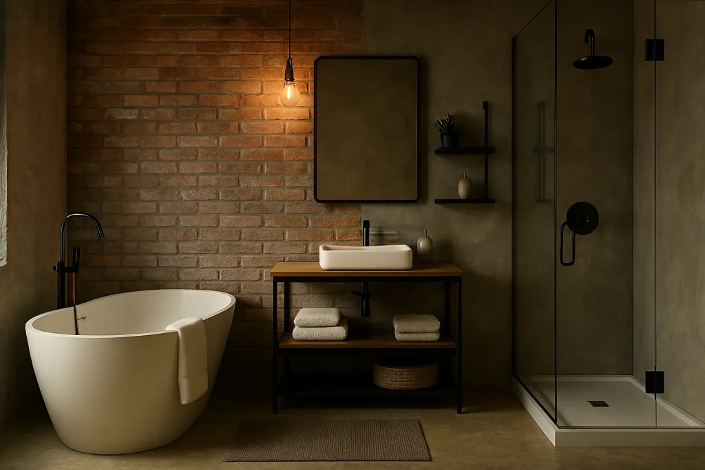 Industrial-Style Bathroom Design