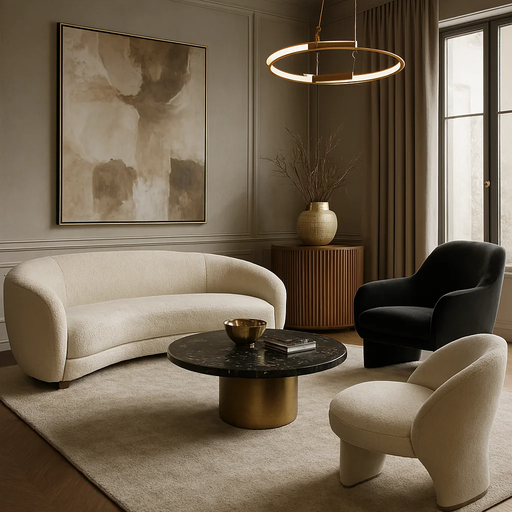 Invest in Statement Seating with Elegant Silhouettes