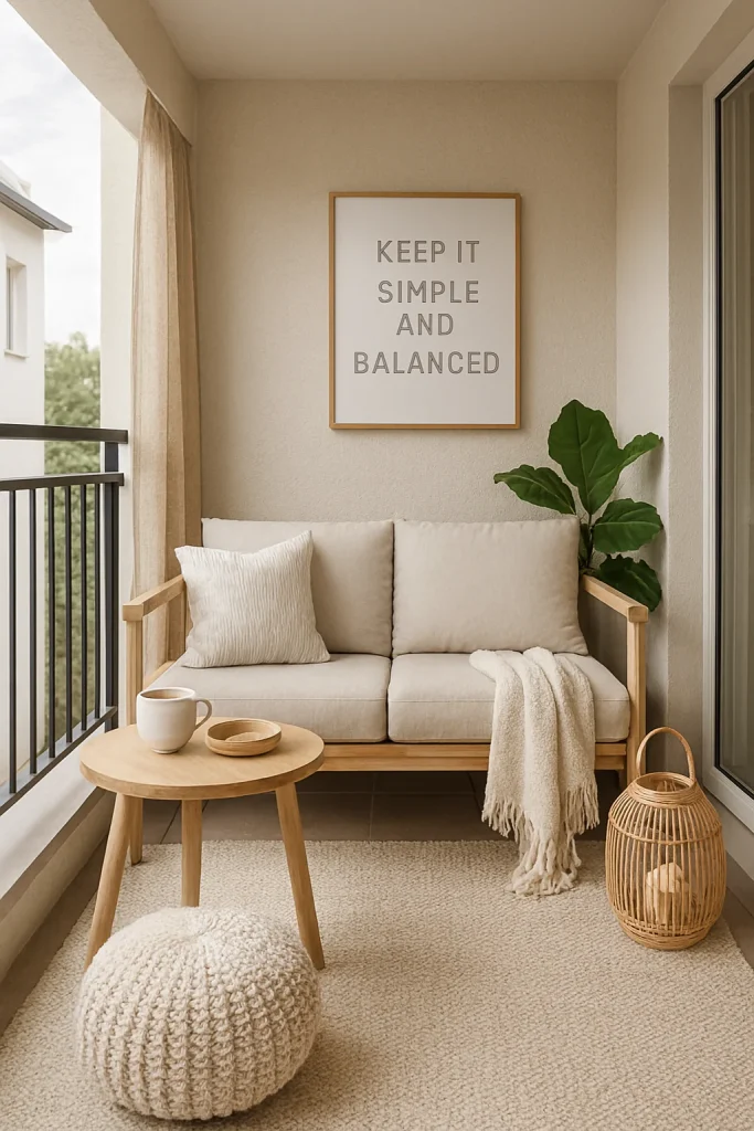 Keep It Simple and Balanced