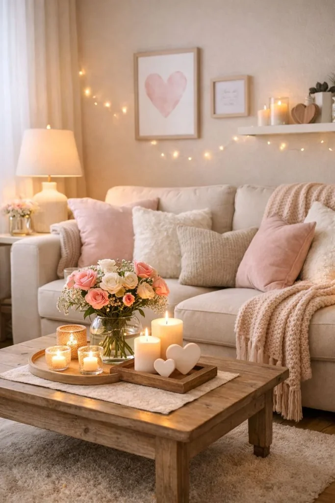 Romantic Living Room Accents