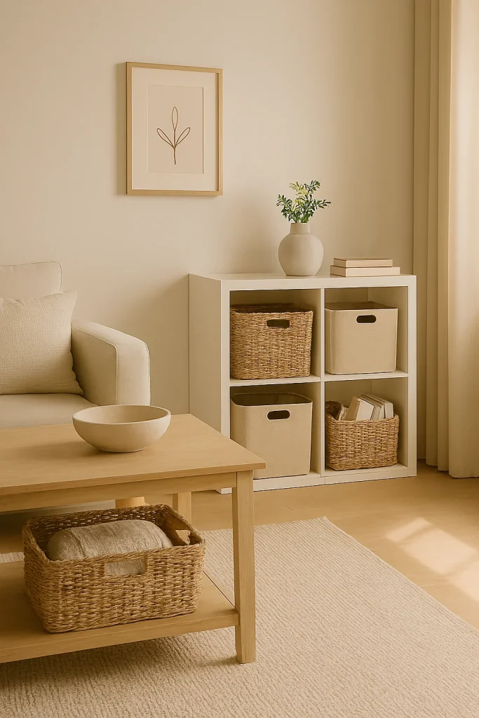 Use IKEA Baskets and Boxes for Stylish Organization