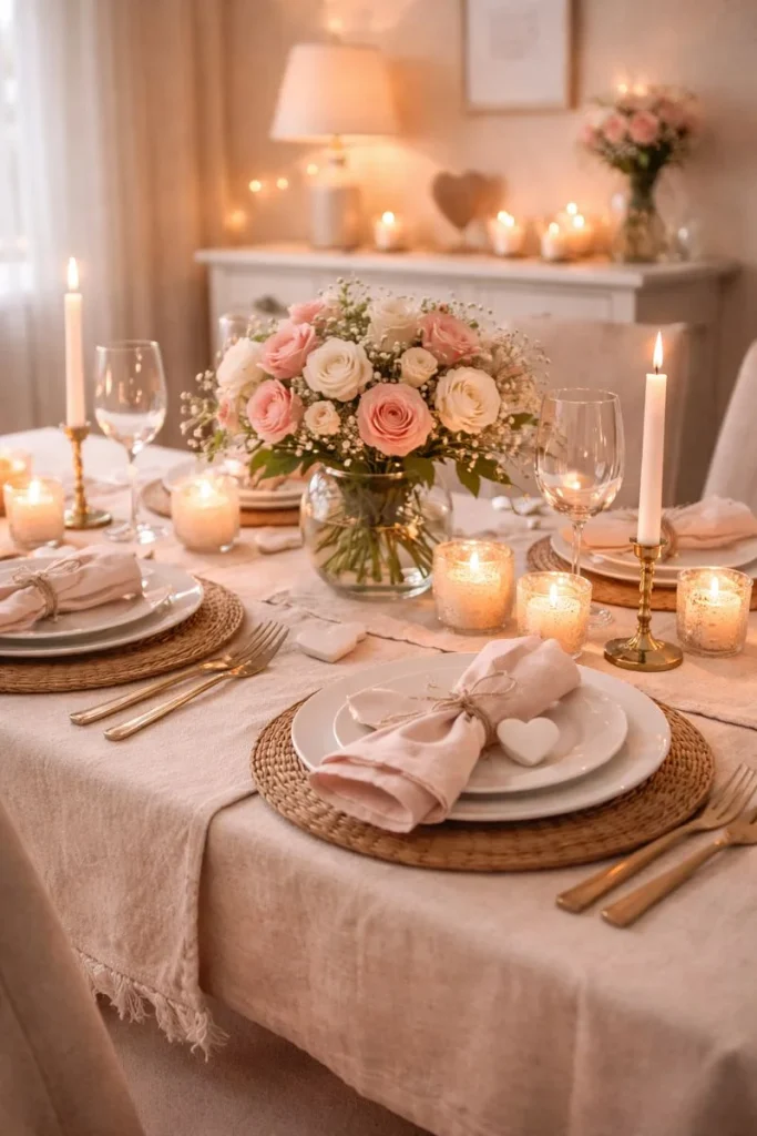 Valentine’s Day Table Decor
