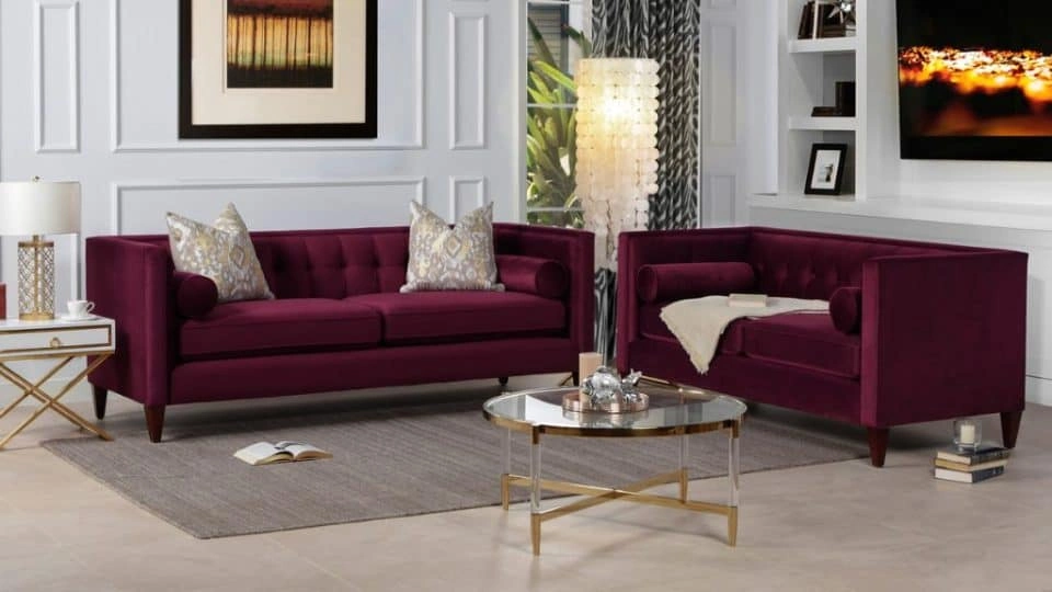Bold Color Statement Couch
