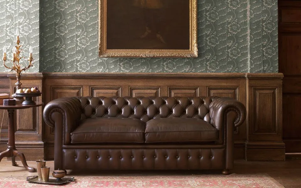 Classic Chesterfield Couch