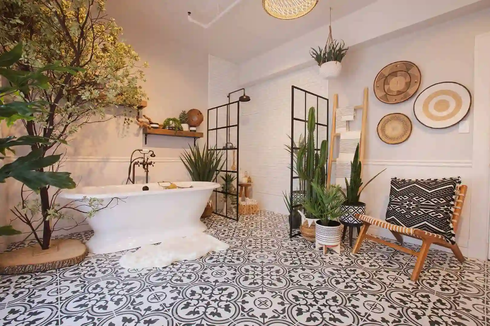 Layer Natural Textures for Authentic 10 Boho Bathroom Decor