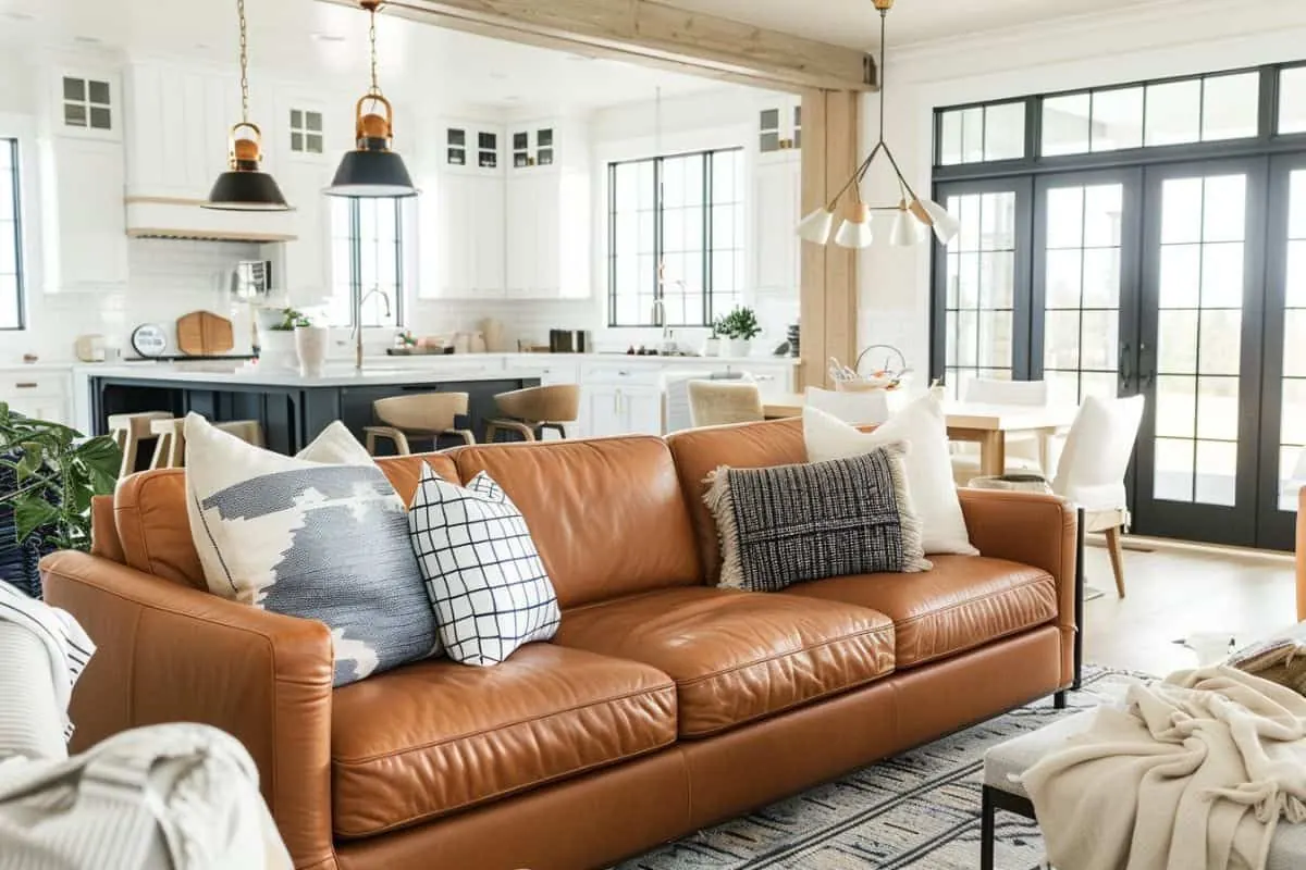 Leather Couch for a Luxe Look