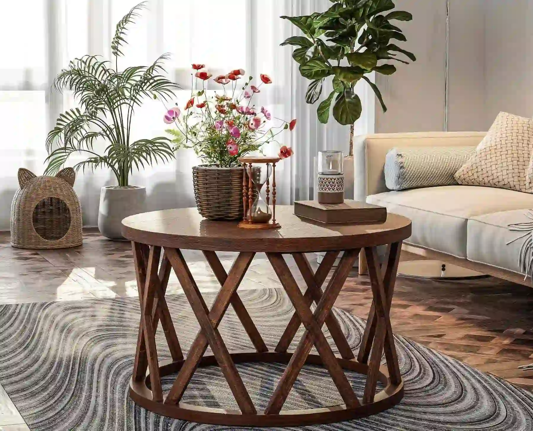 boho coffee table