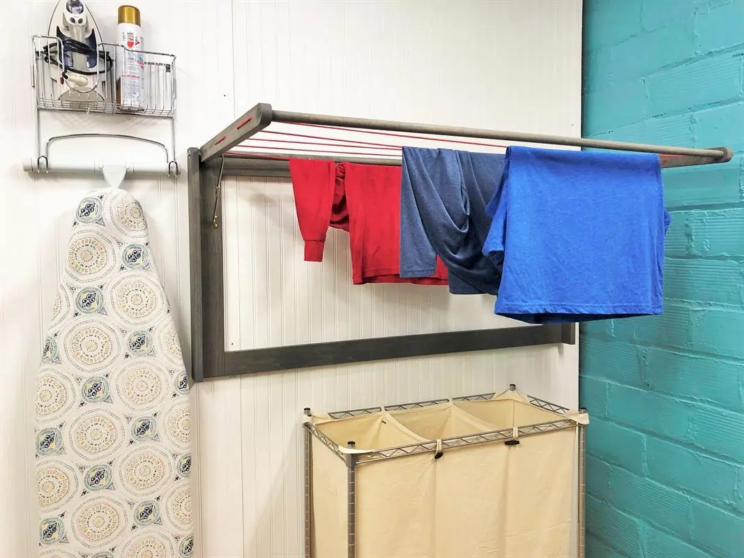 Add a Fold-Down Drying Rack