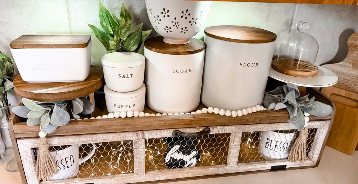 Add a Stylish Tray for Organized Countertop Decor