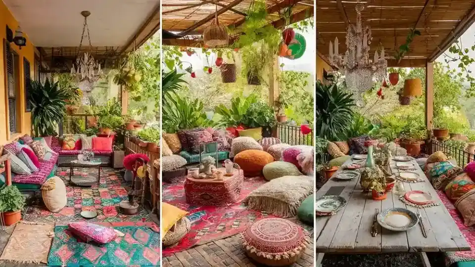 Bohemian-Inspired Porch Retreat