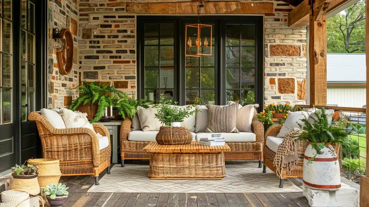 Cozy Farmhouse Porch