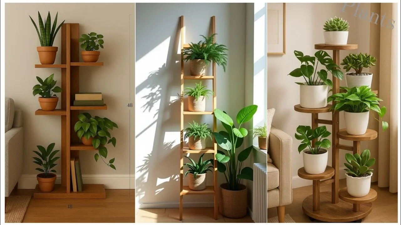 Create a Stylish Plant Stand Display