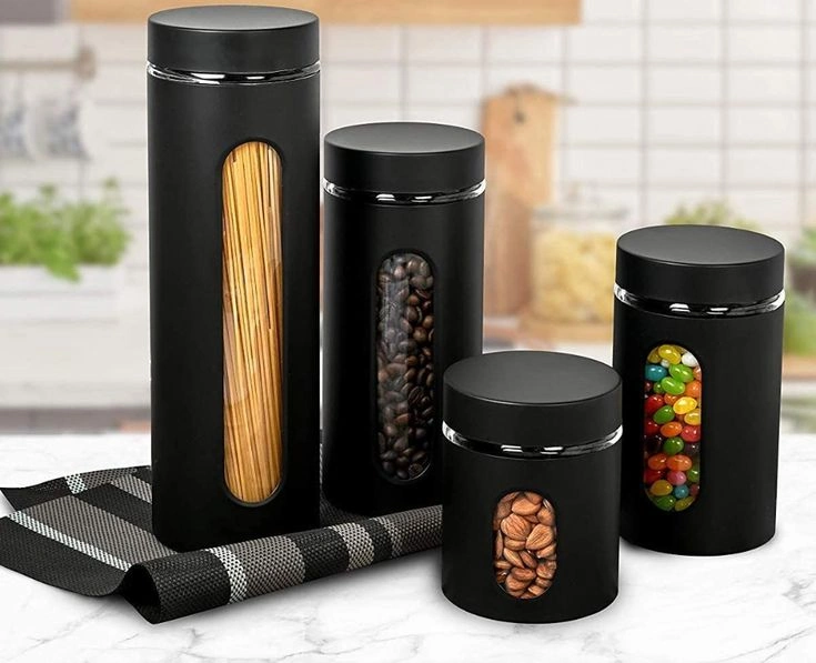 Display Elegant Canisters for Everyday Items