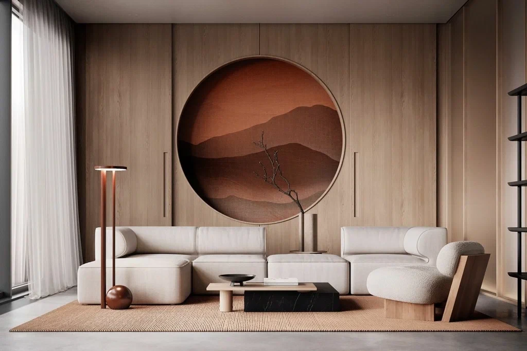 Natural Wood Furniture as a Focal Point