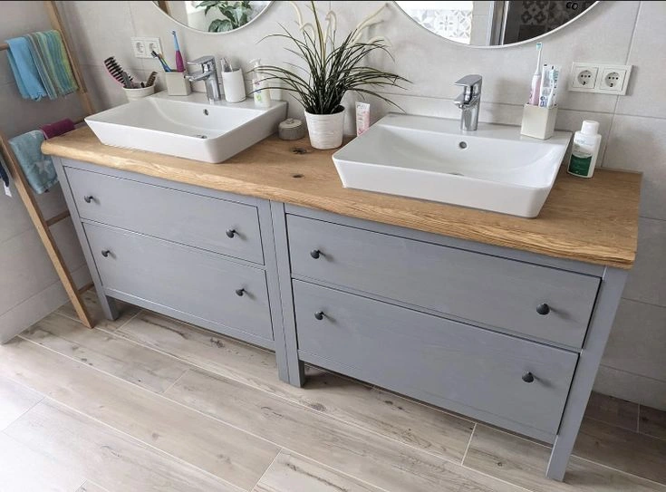 Turn an IKEA Dresser Into a Bathroom Vanity