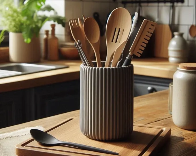 Use Decorative Kitchen Utensil Holders