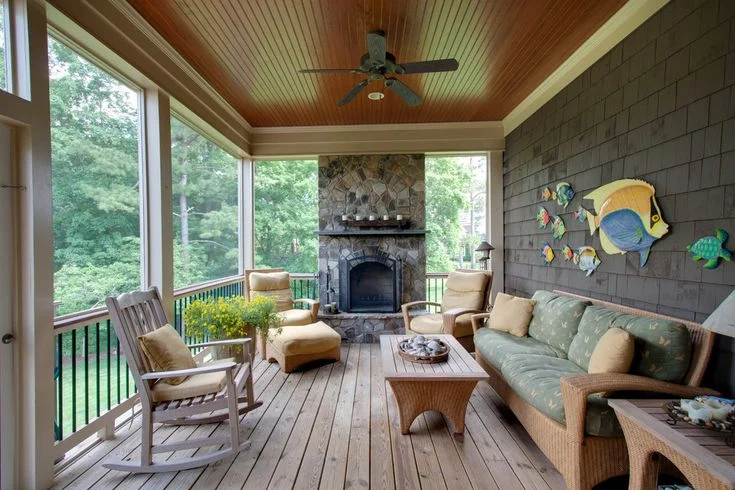 Vintage-Inspired Porch
