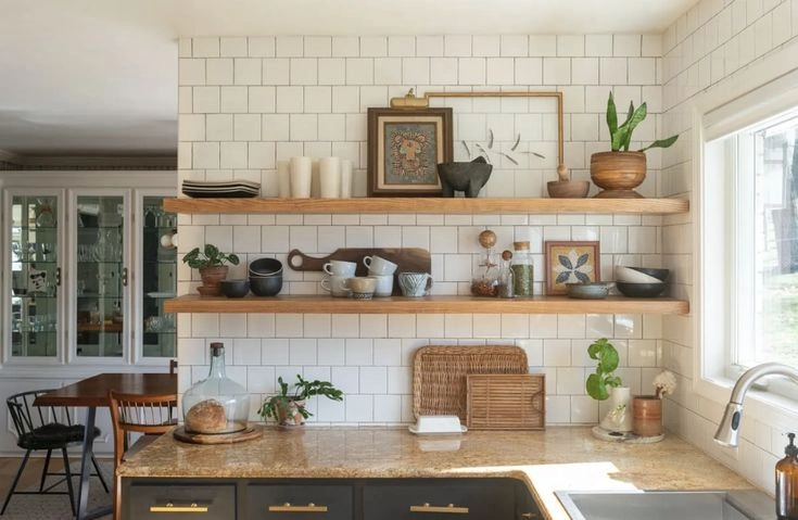 Add Open Shelving for Style and Function