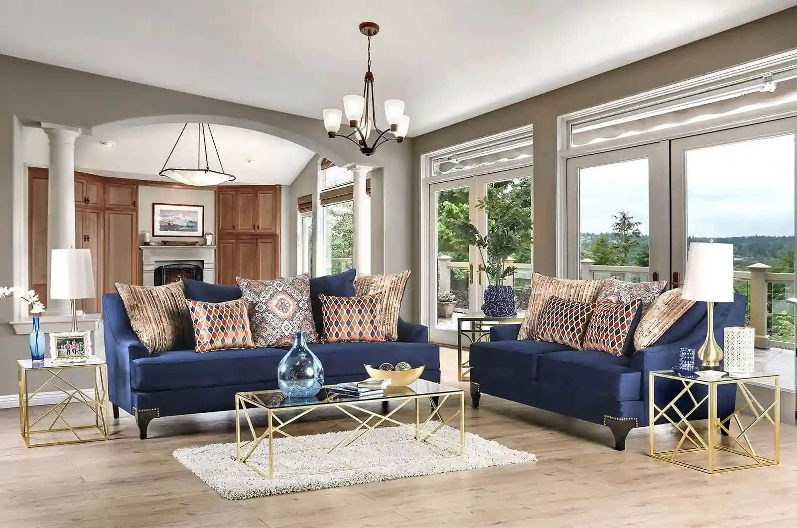 Classic Navy Blue Elegance