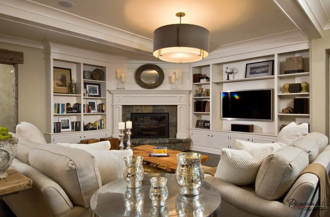 Corner Fireplace Living Room Layout