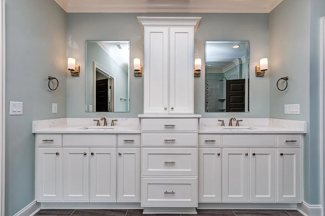 Custom Built-In Bathroom Vanity Designs